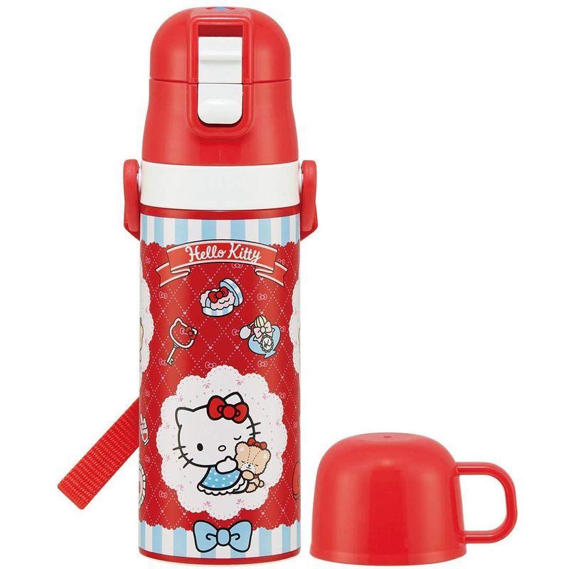 スケーター 子供用 2way ステンレス 水筒 コップ付き ハローキティ おしゃれガール サンリオ 430ml Skdc4 17春夏新色