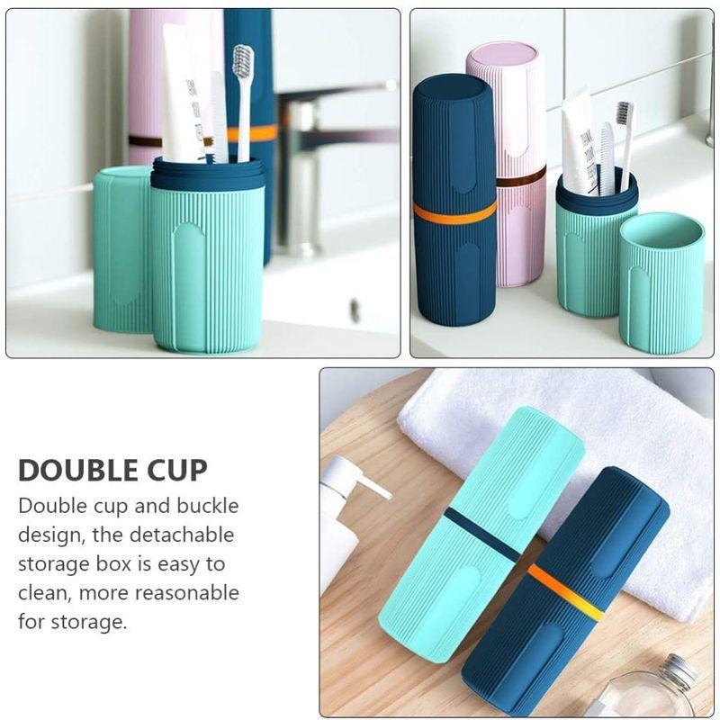 Nuolux 歯ブラシケース 歯磨きコップ 携帯用歯ブラシケース 旅行小物 男女兼用 シンプル おしゃれ B Svuv5yzwfr Franciscape Com