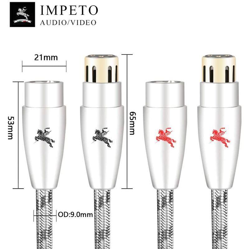イタリアIMPETO ，ドイツ製造Hi-Fi のXLRオーディオケーブル（オス-メス）キャノンケーブル/xlrケーブル/3ピンマイクロフォン Fi オス メス イタリアIMPETO ，ドイツ製造Hi のXLRオーディオケーブル キャノンケーブル/xlrケーブル/3ピンマイクロフォン