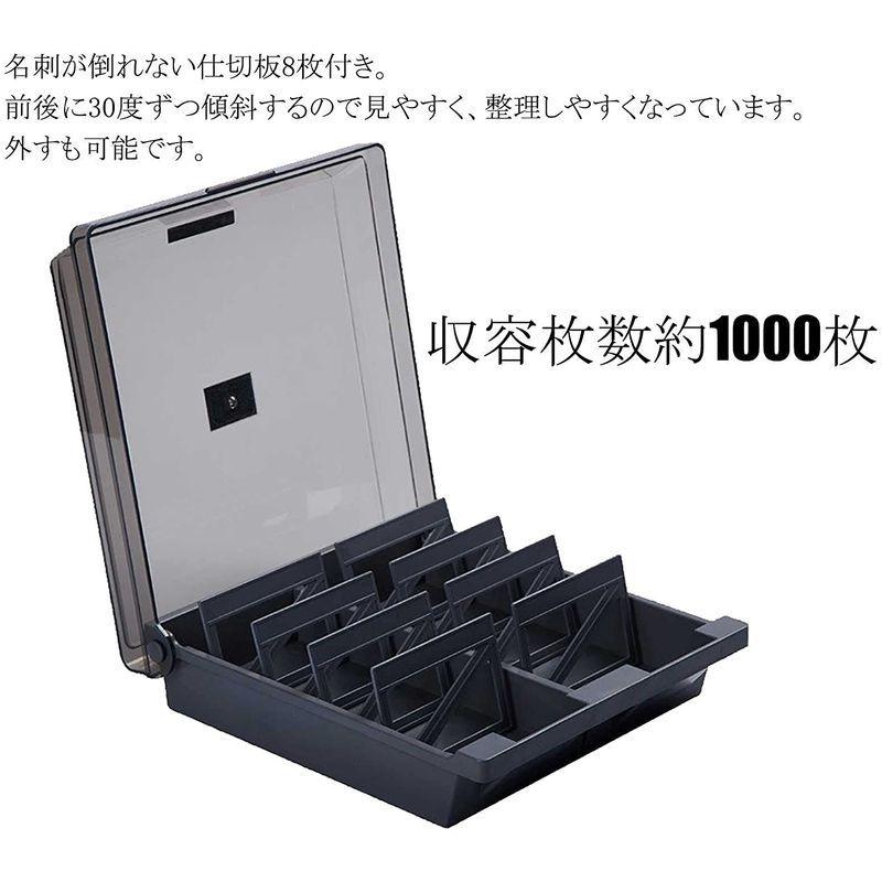 名刺整理箱 収容枚数約1000枚 ネームカードボックス ポケモンカード収納ケース 名刺整理器 名刺入れ 卓上 大量の名刺を素早く収納できる名 オーツーselect 通販 Yahoo ショッピング
