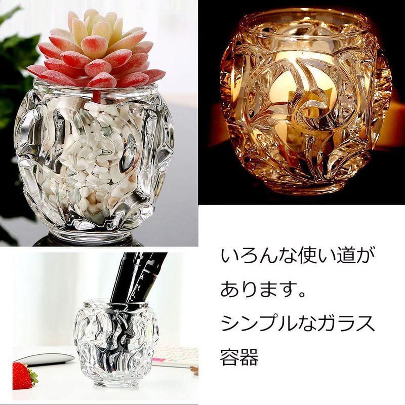バブルボール 花器 花瓶 ガラス花容器 12cm 2個セット 15cm 1個