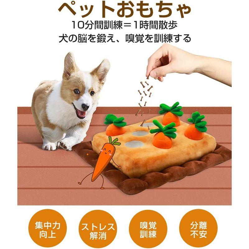 送料関税無料 ペット おもちゃ 犬 ノーズワーク にんじん収穫隊 おやつ知育玩具 ペット用品 嗅覚訓練 分離不安 集中力 Mwh Gov Jm