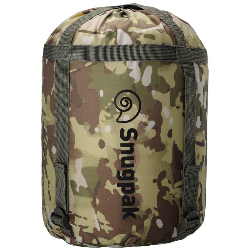 Snugpak(スナグパック) 寝袋 コンプレッションサック スモール テレインカモ 衣類 圧縮袋 収納 旅行 キャンプ SP14714TP