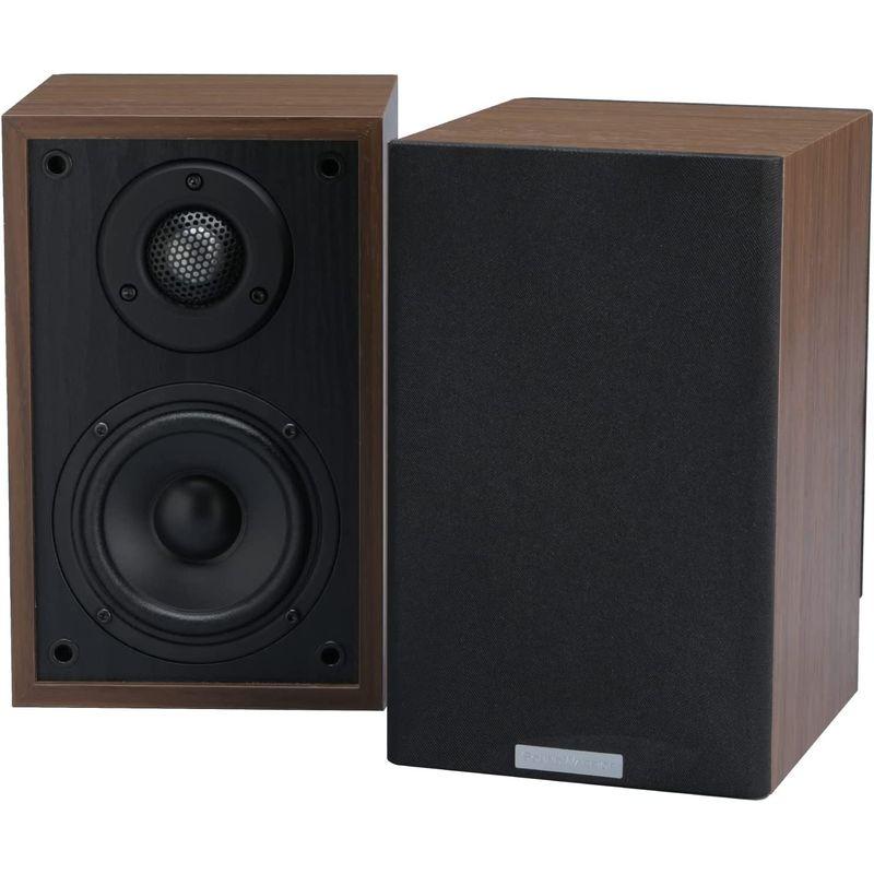 SOUNDWARRIOR 広帯域 パッシブラジエーター 搭載 2WAY スピーカー | 木製 小型 ブックシェルフ スピーカー ドロンコーン スピーカー 広帯域 パッシブラジエーター 搭載 2WAY 木製 小型 ブックシェルフ ドロンコーン