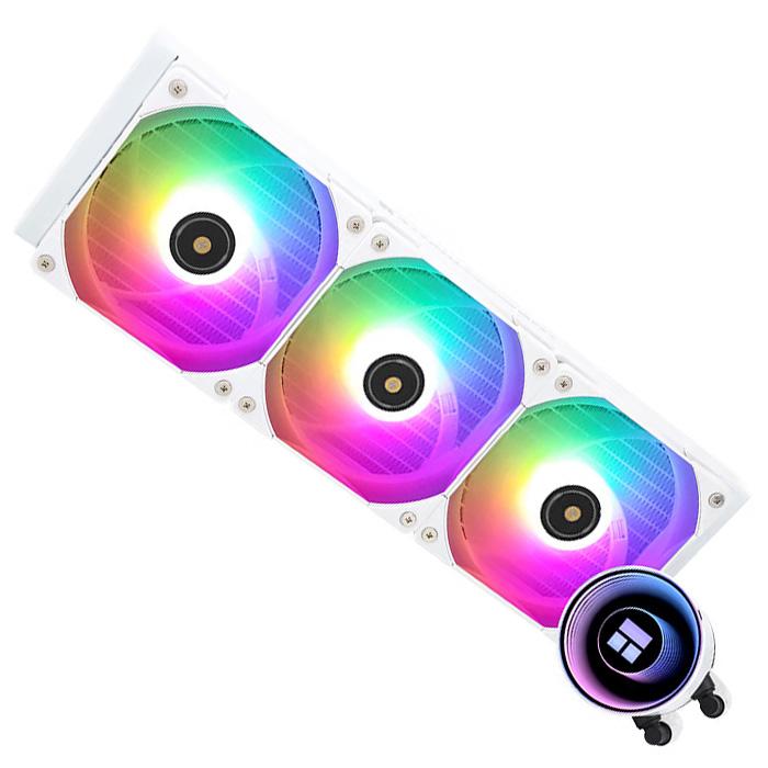 新品 CPUクーラー CPU冷却ファン 白 簡易水冷 360mm LEDライト 新品 CPUクーラー CPU冷却ファン 白 簡易水冷 360mm LEDライト