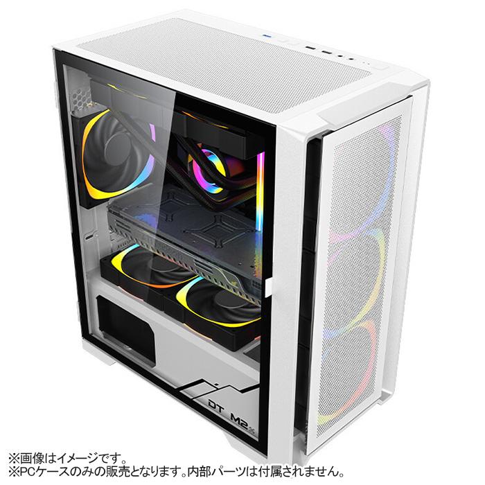 新品 ゲーミング PCケース ミドルタワーケース ホワイト メッシュ 強化ガラス LED付き M-ATX/lTX対応 磁気吸引式防塵ネット USB3.0 デスクトップパソコンケース｜oa-plaza｜04