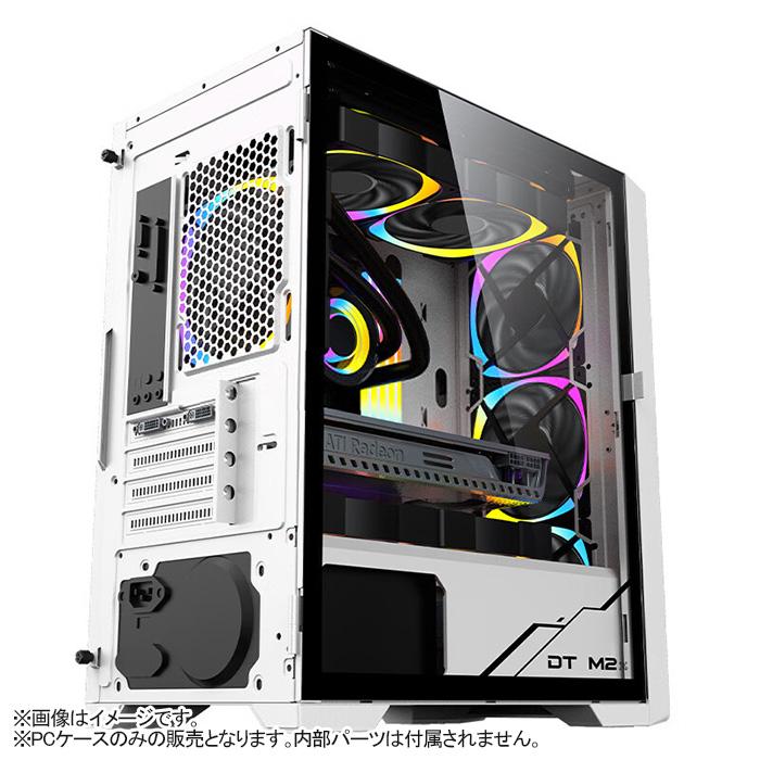 新品 ゲーミング PCケース ミドルタワーケース ホワイト メッシュ 強化ガラス LED付き M-ATX/lTX対応 磁気吸引式防塵ネット USB3.0 デスクトップパソコンケース｜oa-plaza｜07