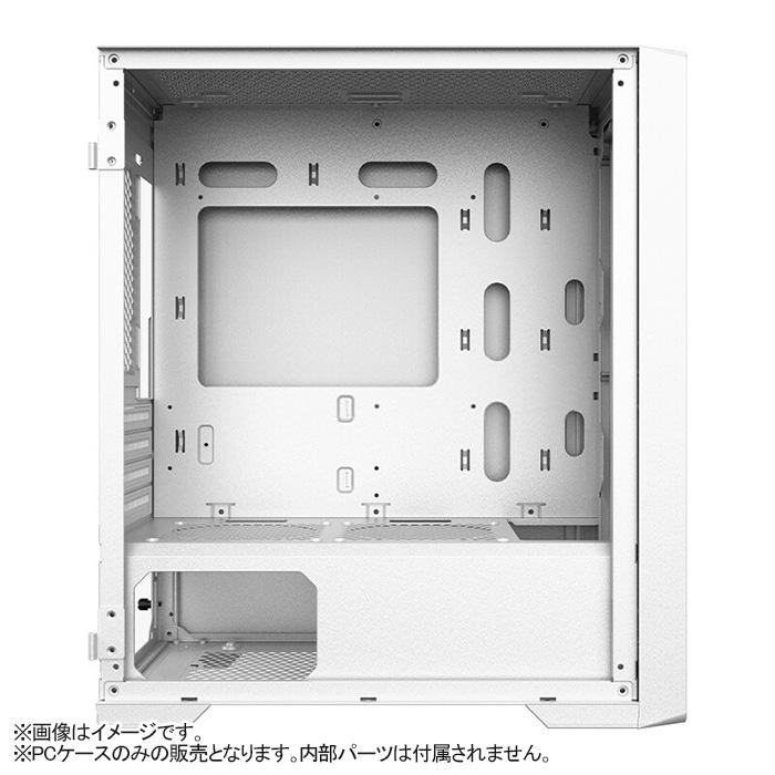 国民民主党 新品 ゲーミング PCケース ミドルタワーケース ホワイト メッシュ 強化ガラス LED付き M-ATX/lTX対応 磁気吸引式防塵ネット USB3.0 デスクトップパソコンケース