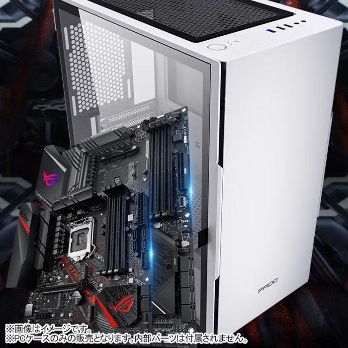 新品 ゲーミング PCケース ミドルタワーケース ホワイト 新品 ゲーミング PCケース ミドルタワーケース ホワイト