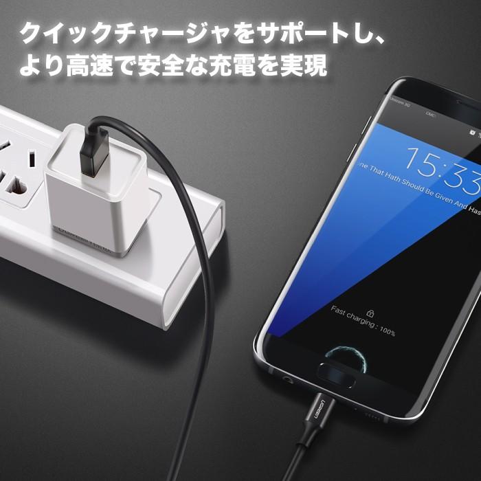 どっち向きでも挿せる スマホ充電ケーブル Microusbケーブル レビューでもう1本プレゼント 表裏両面挿し リバーシブル マイクロusb Ugreen Us223 Micro Usb Both Faces Us223 パソコン総合ショップoa Plaza 通販 Yahoo ショッピング