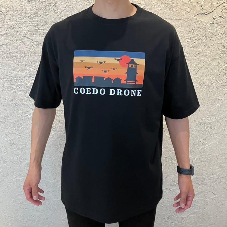 小江戸ドローンTシャツ(黒) | 