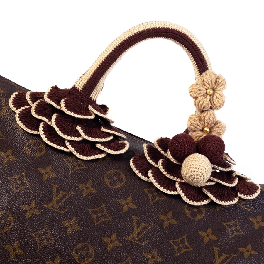 ルイヴィトン スピーディーに最適 持ち手カバー ハンドルカバー バッグ レディース ハンドバッグ トートバッグ ファスナー仕様 2枚1組 LVS9 LVS | ブランド登録なし | 01