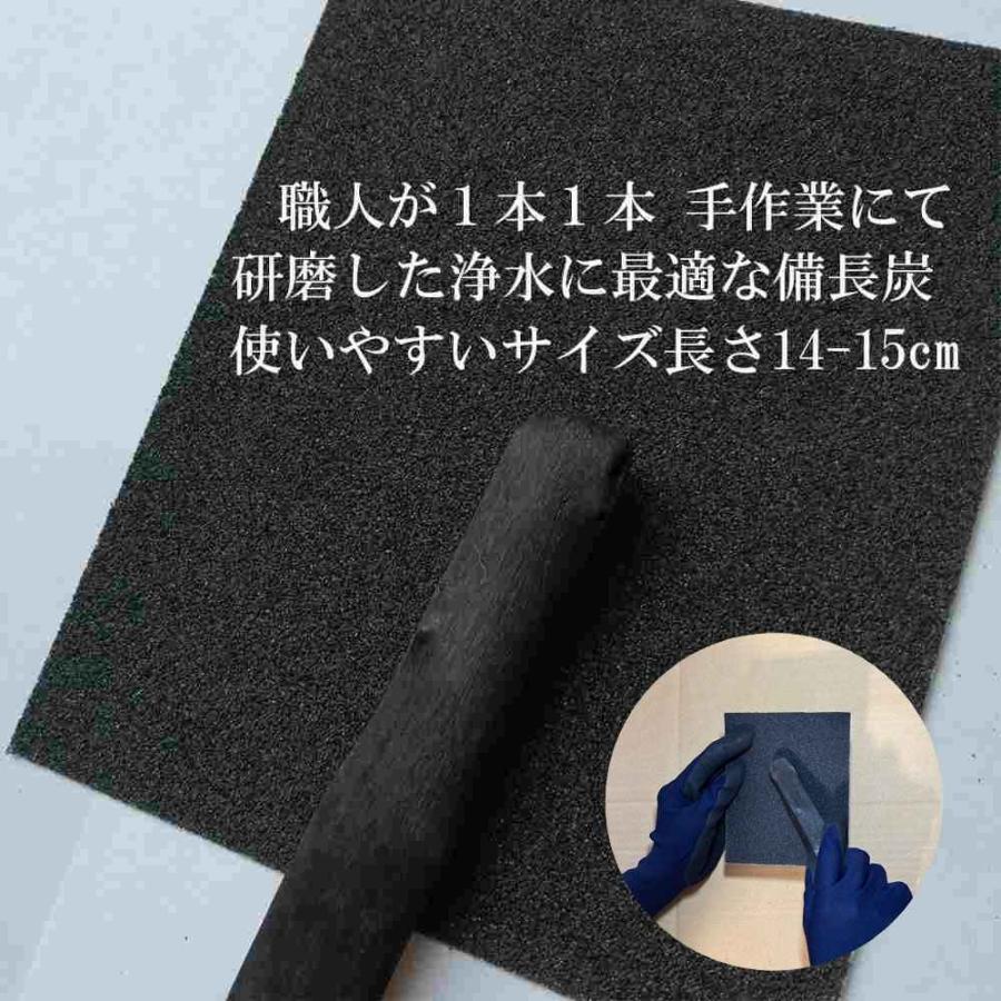 備長炭 浄水 ミネラル備長炭 3本セット 自宅で簡単にミネラル水 炭