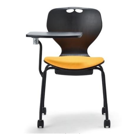 テーブル付き椅子 メモ台付きチェア MC-424TB（キャスター付きタイプ）