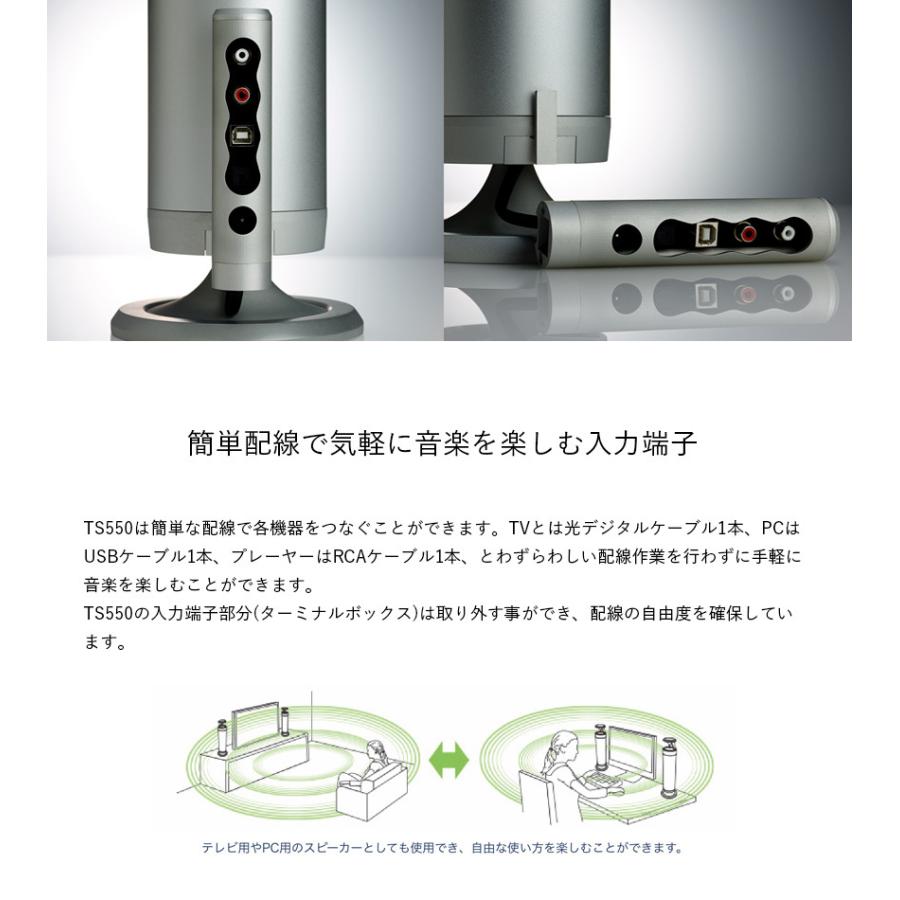 スピーカー Egretta エグレッタ TS550F 無指向性 デスクトップ