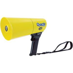 拡声器 かるーい電話機4.5W 軽さ・耐水・耐衝撃いたし方 TD-504Y 呼び子音付き添い人 拡声器 メガホン 防災、防犯、セーフティ-キッチン、日用品、文具