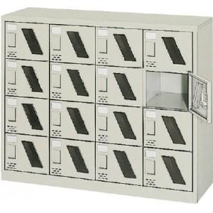 シューズボックス16人用1050×380×880窓付 SC-16WM(カギナシ) トラスコ