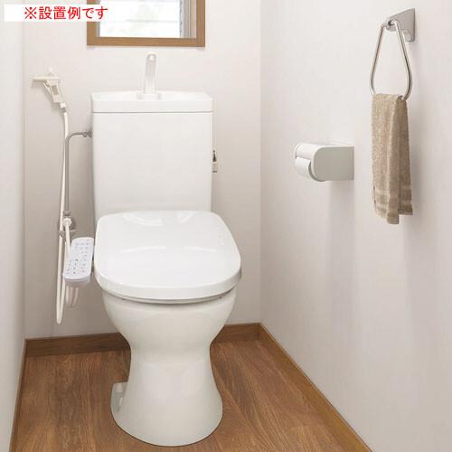 サンクリーン 手洗付簡易水洗トイレ 温水洗浄便座 袖付きタイプ