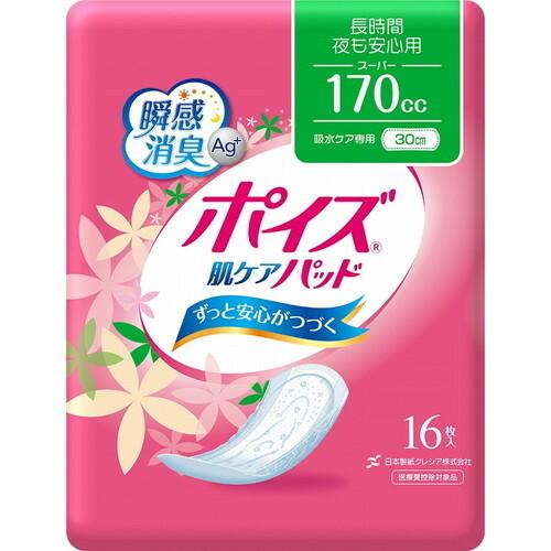 Tポイズ肌ケアパッド 袋 スーパー 16枚 日本製紙クレシア : オアシス
