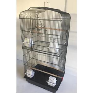 鳥かご2段式 黒 3016Black メタルテック : オアシス ハッピーライフ店
