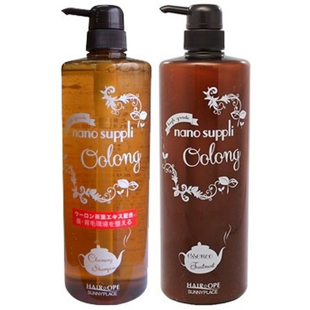 サニープレイス ヘアオペ ナノサプリ クレンジングシャンプー 1000ml エッセンスコンデ トリートメント 1000ml ウーロン S Ns Sh1000 Oolong Tr1000 オアシスリーフ 通販 Yahoo ショッピング