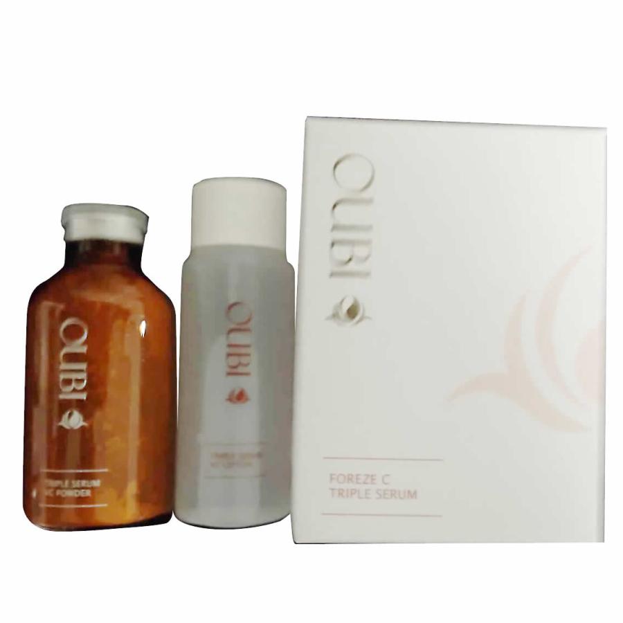 OUBI化粧品 フォレーゼCトリプルセラム美容液とUVミルキーベース