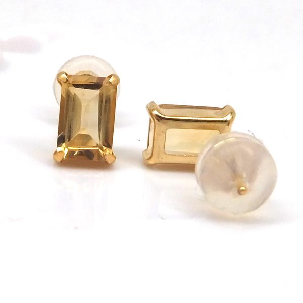 送料無料】K18YG天然シトリントパーズピアス□3358 : OASIS夢 