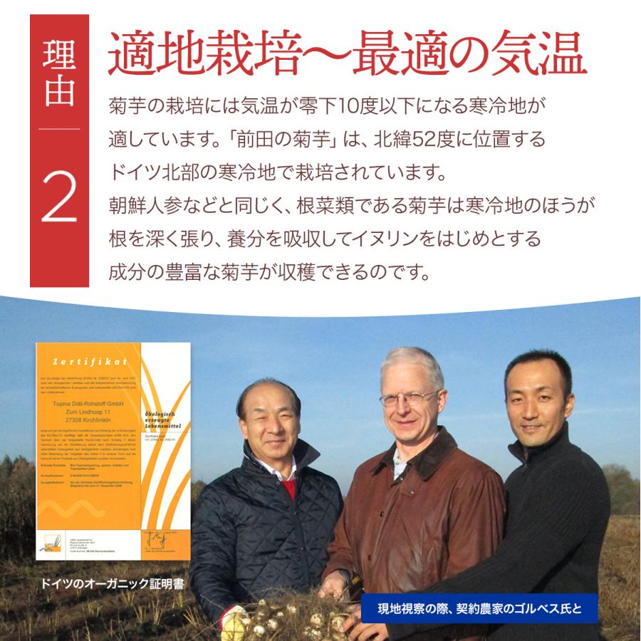 イヌリン 菊芋 サプリ 前田の菊芋 105包 トピファイバー 食物繊維 サプリメント 糖対策 イヌリン 菊芋 前田の菊芋