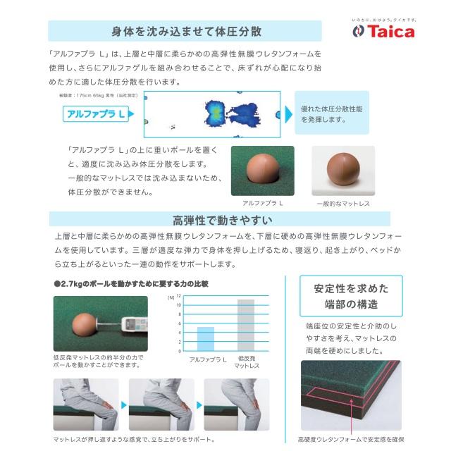 Taica（タイカ） 床ずれ防止エアマット アルファプラL 100cm幅