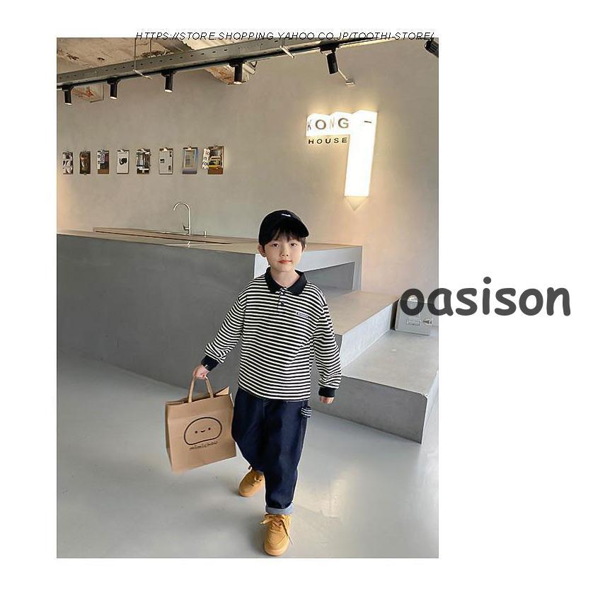 キッズ　tシャツ　子供Tシャツ　男の子  春夏　長袖　シャツ　トップス　インナー　カジュアル　吸汗　速乾　シンプル｜oasison｜11