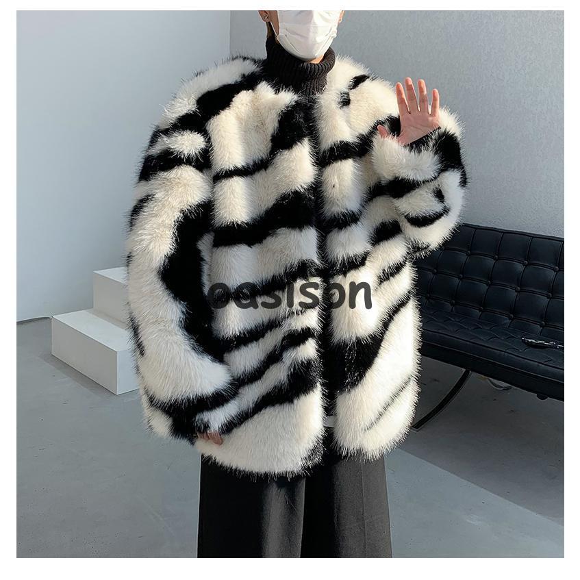 コート フードジャケット ビッグシルエット ファージャケット モコモコ