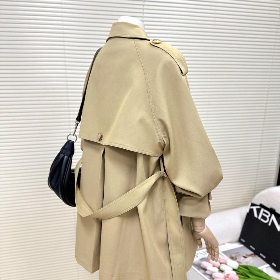 スプリングコート トレンチコート ショート丈 レディース 春 夏