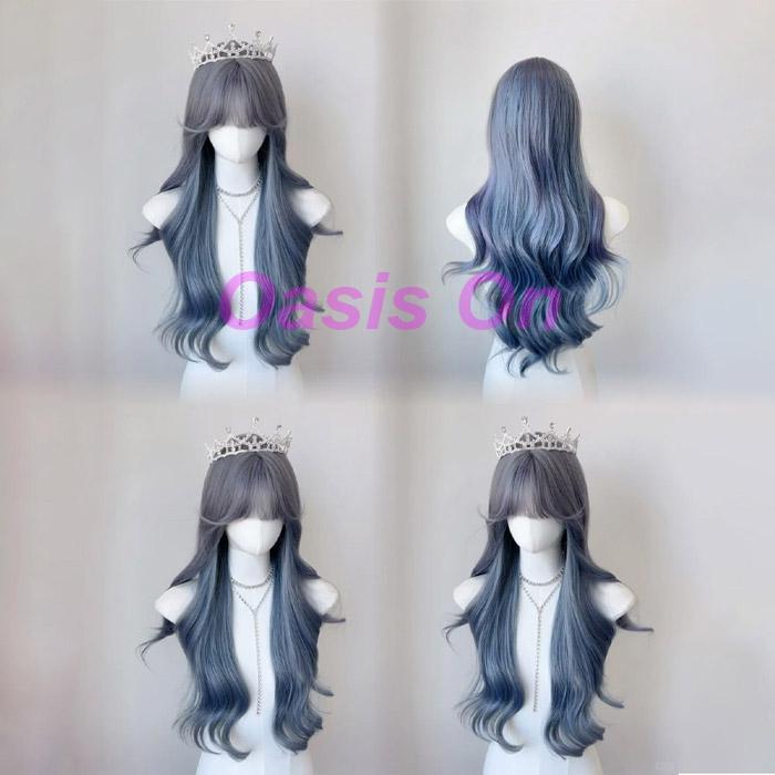 ウィッグ ロリータ風 ロング 日常可 lolita 原宿風 かつら 巻き髪 フル 