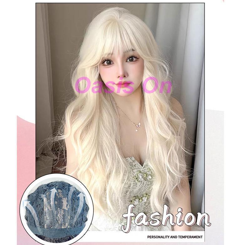 ウィッグ ロリータ風 ホワイトゴールド ロング 日常可 lolita バービー