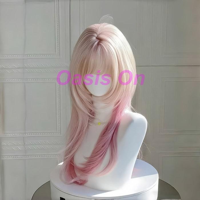 ウィッグ ロング レディース クラゲヘア 高層レイヤー プリンセス