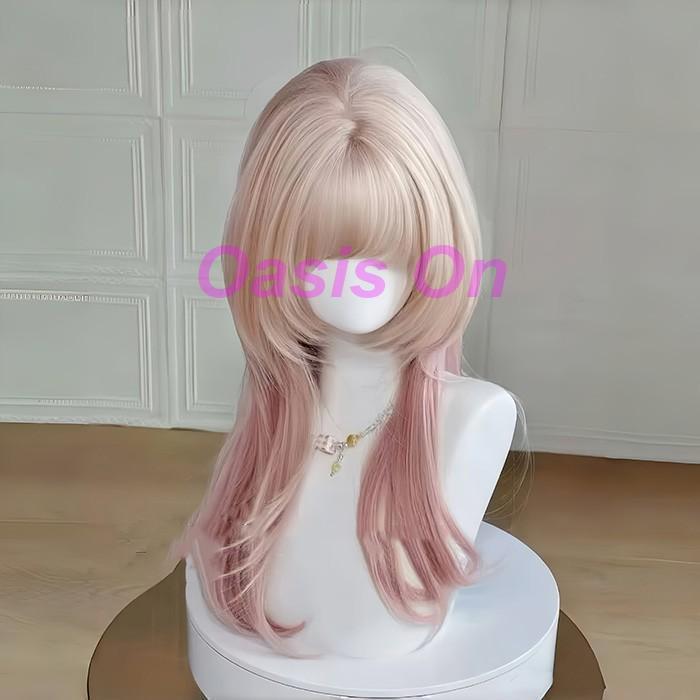 ウィッグ ロング レディース クラゲヘア 高層レイヤー プリンセス