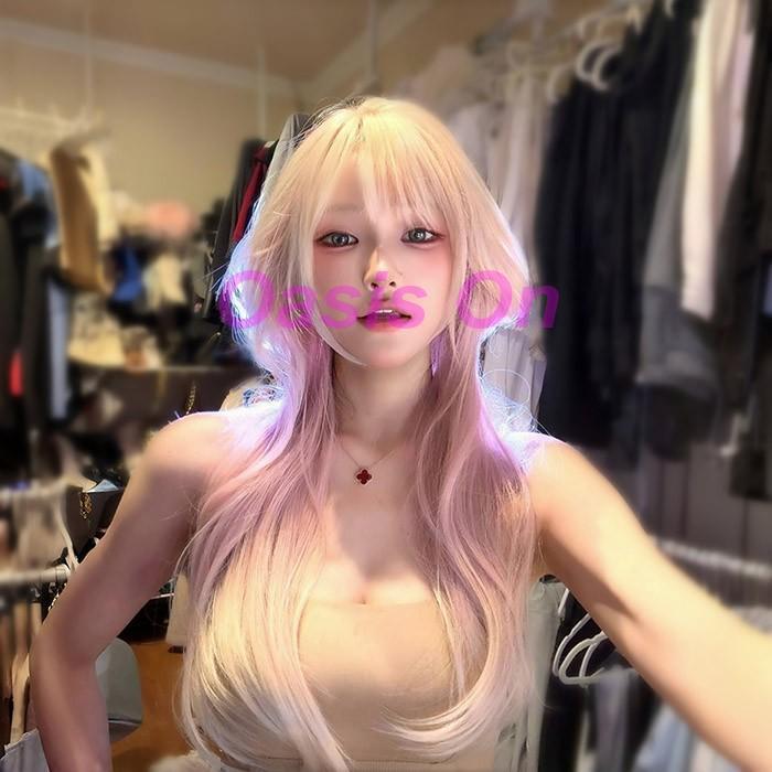 ウィッグ ロング レディース クラゲヘア 高層レイヤー プリンセス