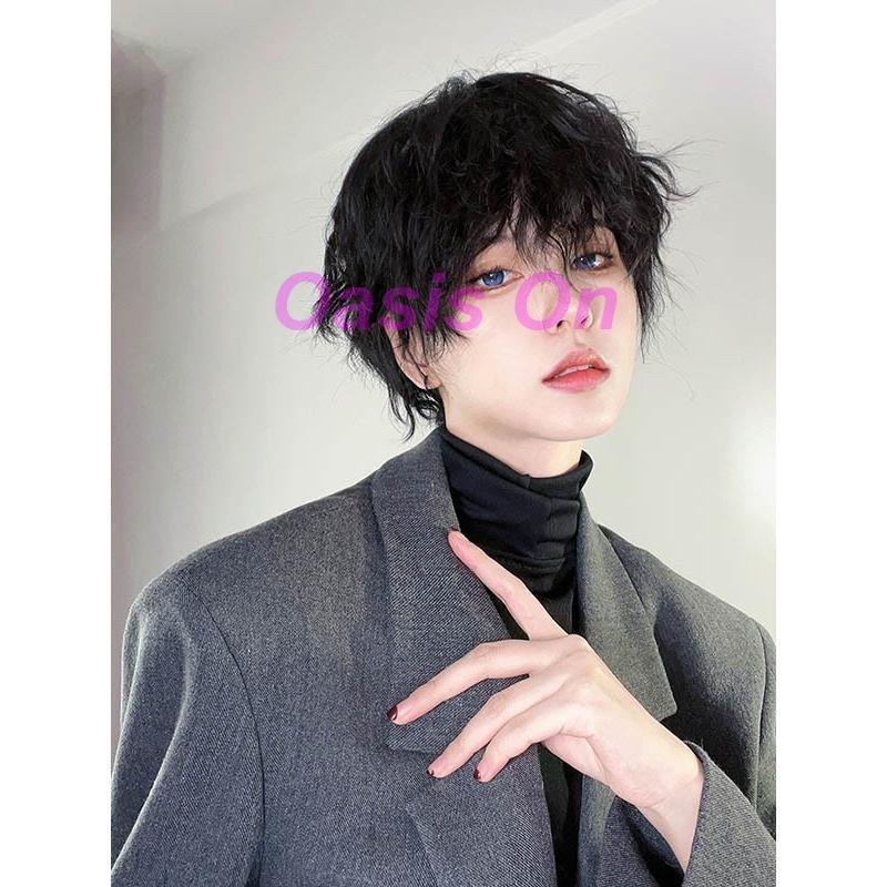次世代 ウィッグ メンズ 男装 かつら ショート 短髪 おしゃれ 自然 耐熱 ス ウィッグ メンズ 男装 短髪 かつら フルウィッグ ショートウィッグ