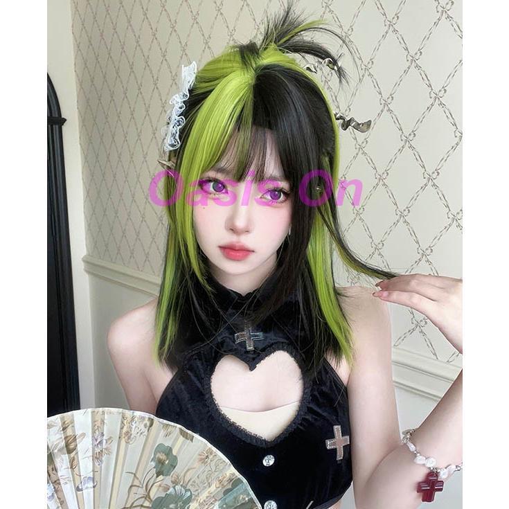 ウィッグ レディース フルウィッグ ミディアムウィッグ メッシュ
