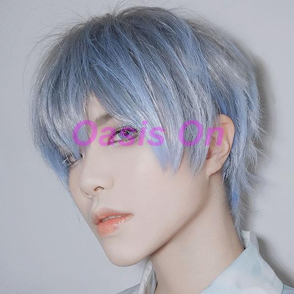 ウィッグ メンズ 短髪 かつら 自然 フルウィッグ ショートウィッグ