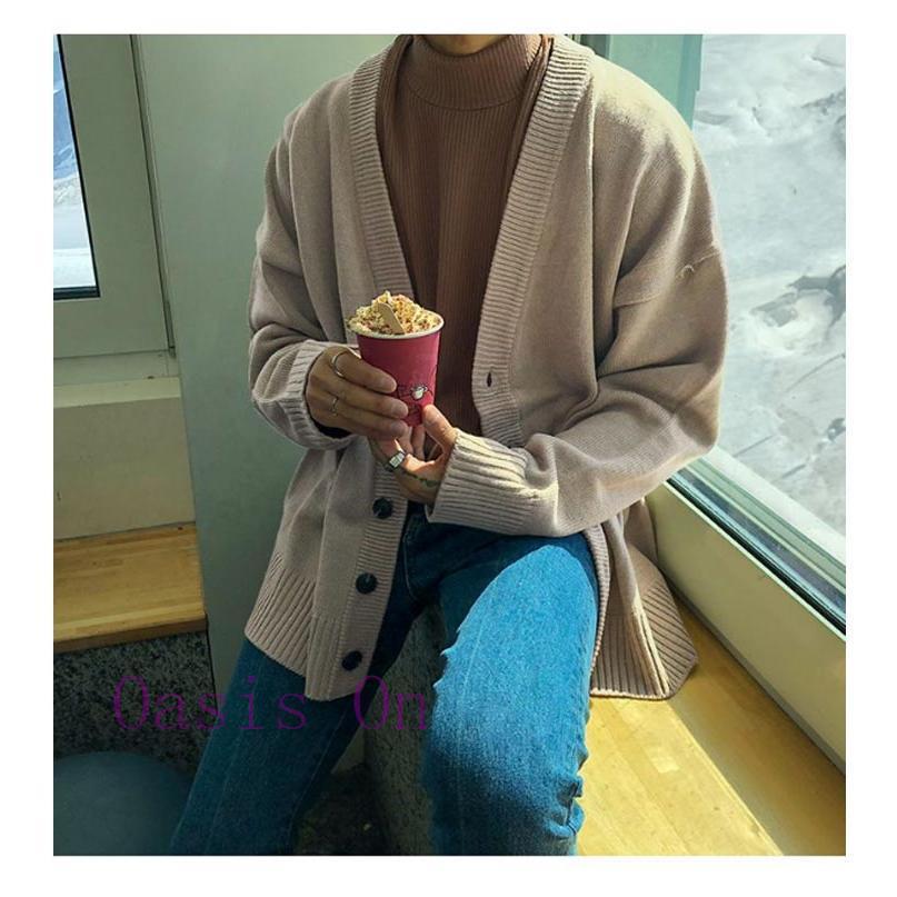 ニット セーター メンズ ゆったり 高校生 学生服 ニットカーディガン 