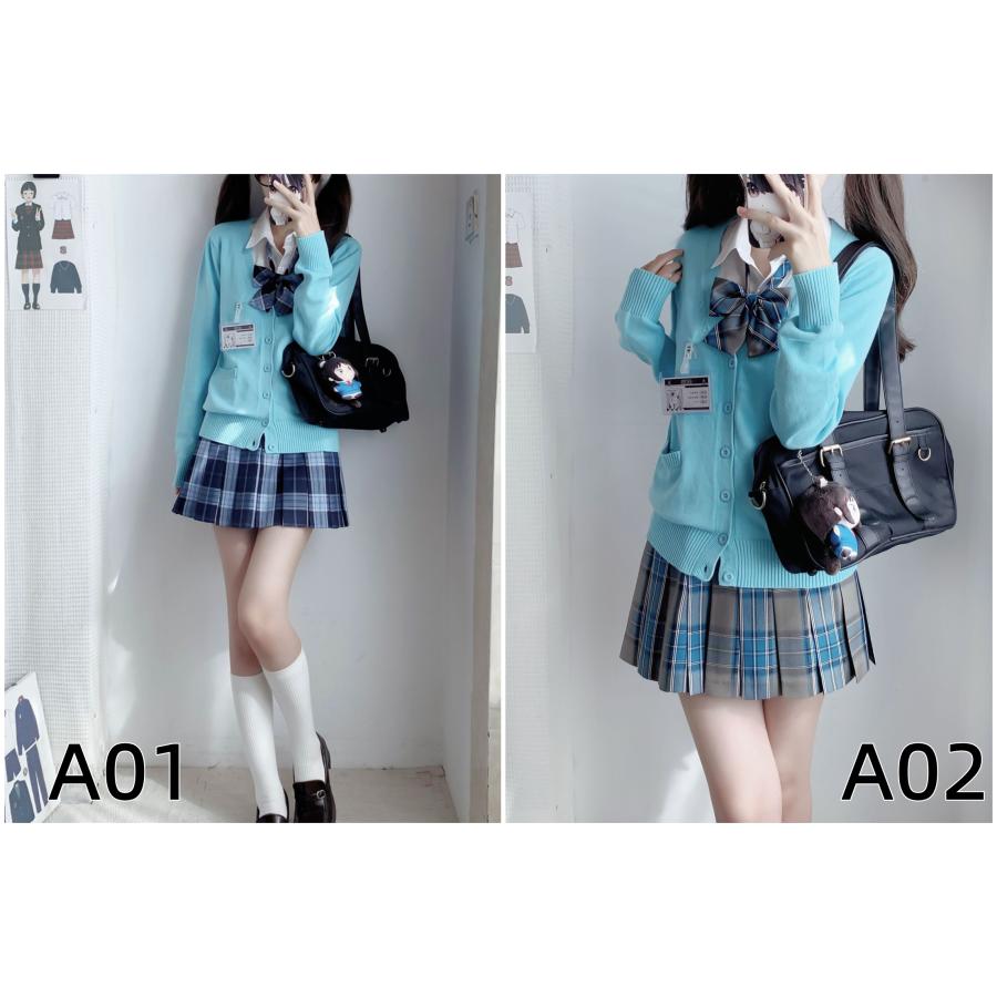 卒業式 学生制服 jk 入学式 学生服 4点セット チェック柄 高校生