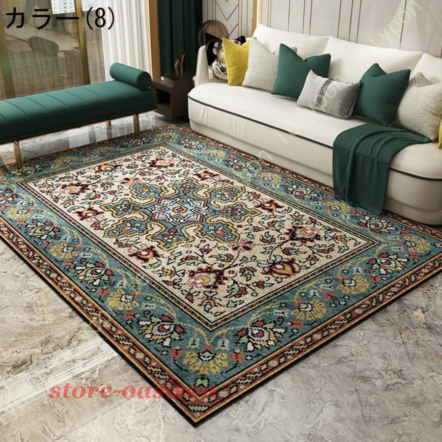 ラグ カーペット 屋内 家庭用 長方形 エスニック トルコ風 可愛い
