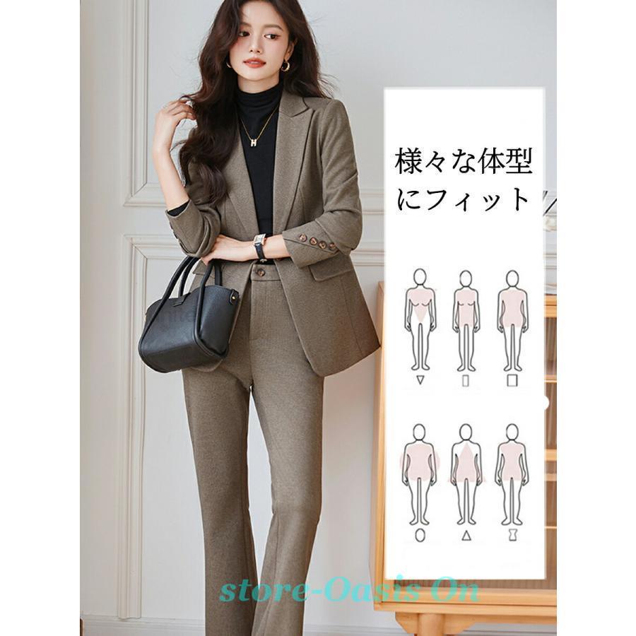 レディース スーツ パンツスーツ セットアップ 通勤 リクルートスーツ