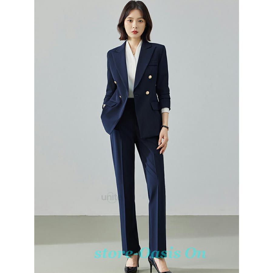 レディース スーツ パンツスーツ セットアップ 通勤 リクルートスーツ