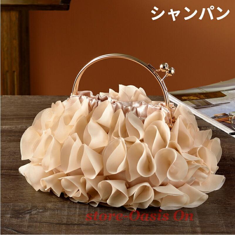 パーティーバッグ 2WAY ハンドバッグ キラキラクラッチバッグ がま口