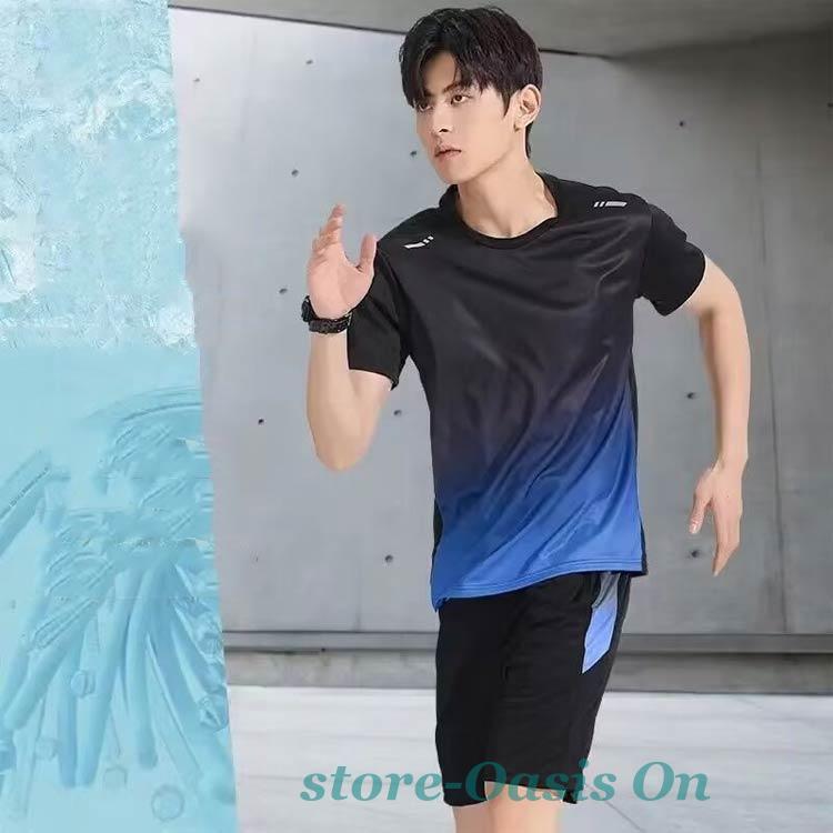 半袖 Tシャツ ジャージ 短パン 通気性 ショートパンツ メンズ 上下