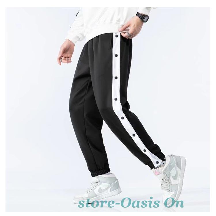 バスケットボールパンツ メンズ レディース サイドボタン バスケット