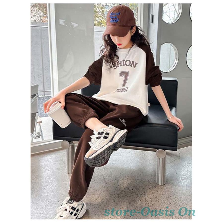 子供服 女の子 スウェット トレーナー セットアップ キッズ服 バイ