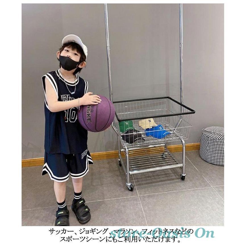 ユニフォーム 子供用 ジュニア用 バスケットボールウエア 袖なし